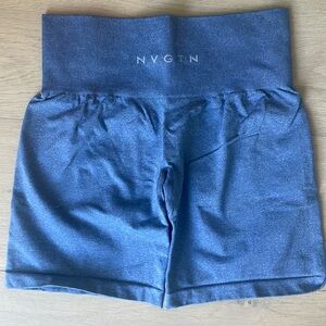 NVGTN Blue Contour Seamless Shorts